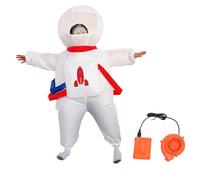 Segrehy Costume d'astronaute gonflable imperméable et léger, costume d'astronaute gonflable, tenue de fête cosplay amusante pour enfants et adultes, Halloween Noël, polyester 210T, 47 à
