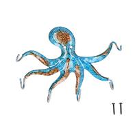 Segrehy Crochet mural en forme de poulpe, forme Unique, support mural permettant de gagner de l'espace, pour chambre à coucher, salle de bains, cuisine, balcon