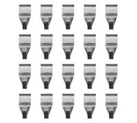 Segrehy Crochets de revêtement en vinyle en acier inoxydable, clips de revêtement robustes à profil bas pour suspendre des boîtes aux lettres, des plantes en pot, décoration murale, acier