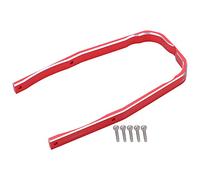 Segrehy Drone Top Protection Bar en Alliage D'aluminium Anti Collision Pare Chocs Léger Durable Force Relief Rainure Conception pour FPV Combo 10x6x0.8cm 16g (Rouge)