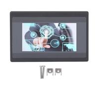 Segrehy Écran Tactile HMI 4,3 Pouces TFT LCD 600 MHz, processeur ARM9, Sortie Relais, 12 entrées, 10 Sorties, pour systèmes de contrôle d'automatisation Industrielle, matériau ABS, 140 x