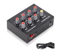 Segrehy Égaliseur numérique 7 Bandes, réglage des Basses élevées 12 DB, Double Canal avec puces Originales TI/St, Compatible avec Les écouteurs, égaliseur de Son de Voiture en Alliage