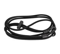 Segrehy Elastic Nylon Rope Horse Neck Stretcher Adjustable Durable Bridle Strap Traction Rope for Equestrian Riding Training Equipment Black Length 274g Weight