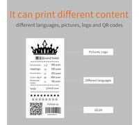 Segrehy EM8026 Module d'imprimante Thermique embarquée Rapide 180 mm/s Vitesse d'impression 72 mm de Largeur Automatique TTL TTL RS232 Connectivité USB ESC/POS Commandes compatibles