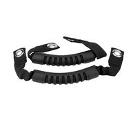 Segrehy Ensemble de poignées de maintien pour appui-tête arrière de voiture avec trou, design antidérapant en nylon durable de qualité supérieure, pratique pour 1995 2017 rouge noir 2 (Noir)