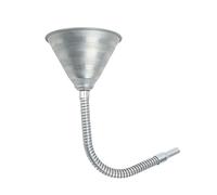 Segrehy Entonnoir universel de bec de l'acier au carbone d'amorçage d'entonnoir avec le tuyau flexible Infusion liquide multi d'angle pour des voitures Motos Camions Durable antirouille