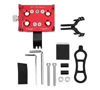 Segrehy G99 Aluminium Alloy Phone Mobile Navigation Bracket Caméra Porte-caméra pour Moto à vélo (Rouge)