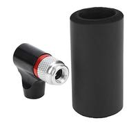Segrehy Gonfleur de CO2 en Alliage d'aluminium Mini gonfleur de CO2 avec Manchon isolé Pompe à Pneu de vélo Portable pour vélo de Montagne Vélo de Route Passionnés de Cyclisme Noir