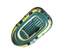 Segrehy Green PVC Pêche Gonflable à Trois Personnes Airon Air Boat Fishing Drifting Diving Tool for Casual Surfing