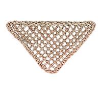 Segrehy Hamac pour lézard Triangulaire, hamac Suspendu pour Reptiles, Filet tressé à Main, lit Suspendu Confortable, et reposoir pour Reptiles arboricoles et terrestres, 32x32x42 cm