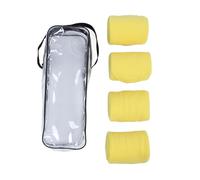 Segrehy Horse Jambe enveloppe de la Jambe de pote de Cheval enveloppe de la Jambe de la Toison de Cheval enveloppe de la Jambe en Toison épaissie Douce Ajustement réglable pour Le Polo (Jaune)