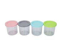 Segrehy Ice Cream Storage Containers Airtight Homemade Ice Cream Cups Large Capacity 501600ml Adorable Design for NC299 NC300s Kitchen Essential Durable PC Material 4 Pack
