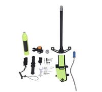 Segrehy Kit de réservoir de plongée Portable de 0,5 L Mini Dispositif de Respiration sous-Marine avec Filtration à Trois Couches pour Les Amateurs de plongée et Les plongeurs (Vert)