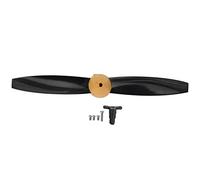 Segrehy La Lame d'hélice Palette de Palette RC Blade à hélice Haute résistance Pièce de Remplacement Durable pour XK A160 télécommande Aircroi d'aile Fixe Jaune Noir 128 mm 5 Pouces