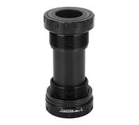 Segrehy Le Support inférieur 110mm de vélo a fileté Le Remplacement de parenthèse inférieure de Cycle de Montagne d'alliage d'aluminium pour la vis légère Durable (Noir)