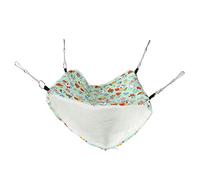 Segrehy Lit Suspendu pour Animaux de Compagnie, hamac Double Couche Chaud et Respirant pour Petits Animaux, pour Hamsters, écureuils, en Peluche de Coton de Haute qualité, Taille