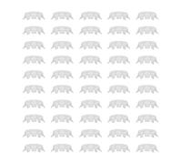Segrehy Lot de 50 pinces de fixation pour plantes - Légères, durables et réutilisables - Outil d'entraînement pour fixer les racines et les vignes - Plastique - 3,8 cm