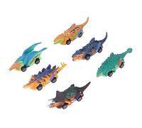 Segrehy Lot de 6 Jouets de Voiture à Tirer en PVC - Jouets réalistes à Tirer pour Enfants garçons et Filles - Cadeaux de fête d'anniversaire pour Enfants de Plus de 3 Ans