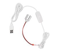 Segrehy Mini projecteur LED 1 W 4000 K 80 lm USB 5 V à intensité variable en continu pour vitrine, armoire à bijoux, porche, construction en alliage d'aluminium, design compact