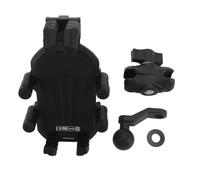 Segrehy Motorcycle Téléphone Support de Support de Vibration réglable Lock de sécurité Merroir du rétroviseur Miroir du téléphone Compatible avec des Smartphones de 4,9 à 8,1 Pouces pour
