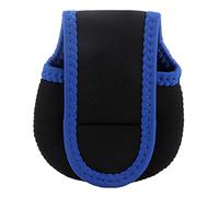 Segrehy Néoprène Baitcasting Reel Housse de Protection Sac de Rangement Pochette Durable Anti-Collision Moulinet de pêche Accessoire pour Baitcast Amateurs de Bobine Noir 4.1x4.7 Pouces