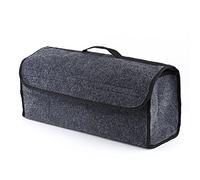 Segrehy Organisateur de coffre de voiture, sac de rangement pliable, support de dossier de siège arrière, pochette de suspension pour les essentiels de voyage, accessoires de véhicule,