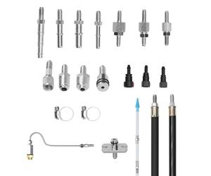 Segrehy Outil de Nettoyage d'injection de Carburant C80 C80 Haute qualité 3In1 Multifiset Dismantle Cleaning Kit pour la Voiture de Carburant Système d'admission d'air Catalyseur à Trois