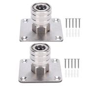 Segrehy Paire de rondelle de pression porte de canons en mousse 1/4 pouce à paroi rapide pour la plupart des pointes de buses de canons en mousse.