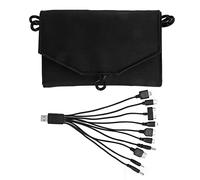 Segrehy Panneau Solaire Sac de Pliage Portable Portable Chargeur Solaire monocristallin en Silicium pour Le Camping en Plein air Alimentation électrique d'urgence Oxford Tissu Oxford 20w