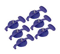 Segrehy Pinces de ventouses Strong Verre d'aspiration Sucker Réparation de pare-brise outil de collage pour le ménage de voiture 6 pcs ABS Force de pince réglable non marquante