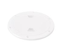 Segrehy Plaque de Pont Boat Cover Marine Round Deck Lid Couvercle à Haute température Corrosion Résistant à la Corrosion Conception antidérapante pour Les navires Yachts Randonnées (6 Pouces)