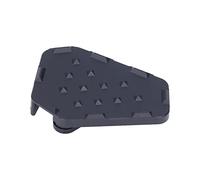 Segrehy Plaque d'extension de pédale de levier de frein arrière de moto, remplacement en alliage d'aluminium pour S1000XR 2020 2021, rehausseur de pédale élargi robuste (Noir)