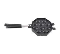 Segrehy Poêle à gaufres aux œufs en alliage d'aluminium antiadhésif, gaufrier à bulles, poêle à gaufres aux œufs pour usage domestique et commercial, outil de cuisine Portable Durable