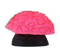 Segrehy Polyresin Ornaments Mini Lifelike Silicone Sawgrass for Fish Tank Aquarium Decorations Artificial Plant Ornaments Aquarium Decor (Rouge)