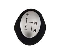 Segrehy Pommeau de levier de vitesse de voiture de remplacement de qualité supérieure, conception ergonomique, changement de vitesse en douceur pour Smart ForTwo Cabrio 451 2007 2019, (Argent)