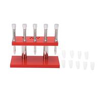 Segrehy Presse à Aiguilles de Montre Professionnelle à 5 Broches, en Alliage d'aluminium, Outil de Presse pour la réparation et l'entretien des Montres, Couleur Rouge, avec 9 moules en