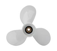 Segrehy Propriété extérieure en Alliage en Aluminium 3 Lames Hautes Performances durables à Moteur Marin léger du Moteur de Bateau Marin pour Moteurs extérieurs Blancs 7 1 / 2x8ba