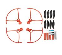 Segrehy Protection d'hélice pour Drone, Hauteur de trépied augmentée, Accessoires, Anneaux d'hélice, pièces de Rechange pour Drone FIMI X8 Mini RC, matériau PC 85 g, 12 vis incluses (Orange)