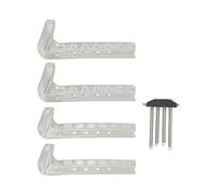 Segrehy Protège-Lames de Patins à Glace, 2 Paires de Protections réglables en Silicone pour Patins de Hockey, Patins artistiques avec Ressort, durables, légers, antidérapants, Tailles 24 (Clair)