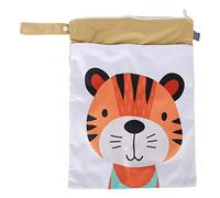 Segrehy Sac Humide imperméable réutilisable léger pour Maillots de Bain de Voyage, Stockage de Couches pour bébé, Sac Sec et Humide Lavable pour Piscine, Salle de Sport, Plage, Yoga, (ES006-QW63)