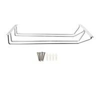 Segrehy Support à Verres à vin en Acier Inoxydable 304 Professionnel Robuste à Double rangée à Suspendre pour Bar, Cuisine, Salle à Manger, capacité de 35 cm, 20 kg