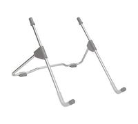 Segrehy Support de Tablette réglable et Pliable en Aluminium aéronautique, Support Multifonction avec Dissipation de Chaleur pour Ordinateurs Portables et tablettes (Gris argenté)