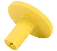 Segrehy Support de Tees de Golf en Caoutchouc, Accessoires pour Tapis d'entraînement de Practice, Tees de Golf durables à Hauteur réglable pour entraînement intérieur et extérieur et (Jaune)
