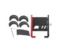 Segrehy Support de téléphone de Bicyclette de Moto d'alliage d'aluminium 360 ° réglable tournant Support de Guidon pour des Cavaliers de Moto de Cyclisme Ajustement Universel (Rouge Noir)