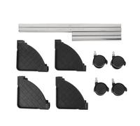 Segrehy Support de Tour d'ordinateur Support de processeur Mobile réglable en Acier avec roulettes PC