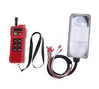 Segrehy Télécommande Industrielle étanche à l'eau, contrôleur Radio Anti-Chute, émetteur-récepteur pour palan électrique, Pont Roulant, matériau ABS, portée de 100 m