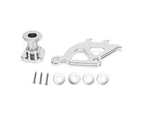 Segrehy Triple Crochet D'embrayage Quadrant Pare Feu Ajusteur Kit En Aluminium Argent Remplacement pour 1996 2004 Direct Fit Haute Performance CNC Usiné Durable Anodisé