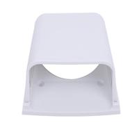 Segrehy Ventilateur de Capot d'échappement Marin Échappement élégant Rehanté Flow de Flux d'air Cover d'évent de Bateau pour RV Yacht en Plastique ABS à Haute résistance 3,39 Pouces Taille (Blanc)