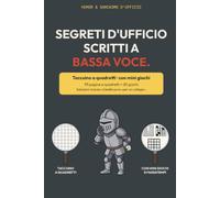Segreti d'ufficio scritti a bassa voce: Taccuino divertente a quadretti con mini giochi · Idea regalo ironica per un collega d'ufficio, donna o uomo · ... compleanno · Quaderno appunti a tema ufficio