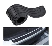 SEGSFGHD Protection Pare Choc Voiture, pour BMW Serie 3 320d E90 320i E90 325i E90 330d E90 330xd E90 Protecteur Pare-Chocs Arrière Bande de Protection de Coffre de Voiture,90CM×7CM-A/Black